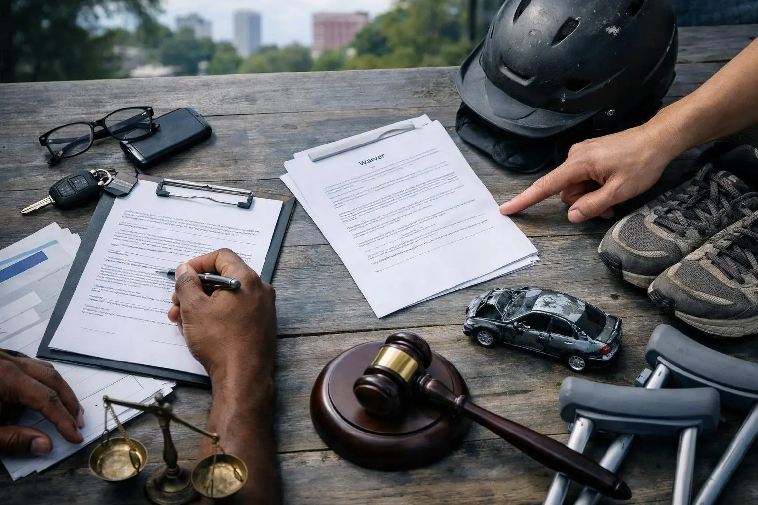 Assumption of Risk in Personal Injury Lawyer: Assumption of Risk is a legal doctrine that prevents a person from—visual...