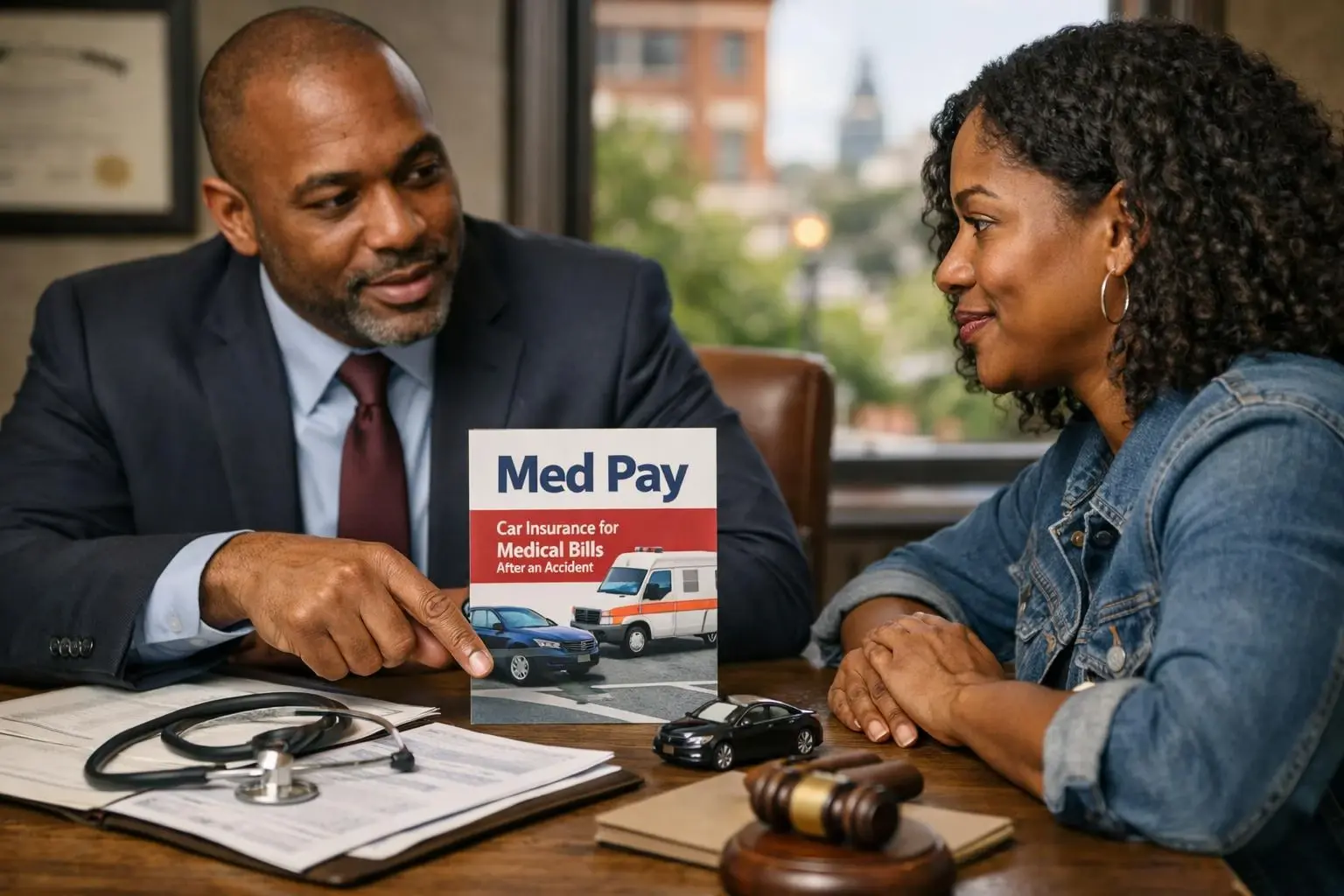 How Med Pay applies to Personal Injury Lawyer services in Atlanta, United States—practical illustration