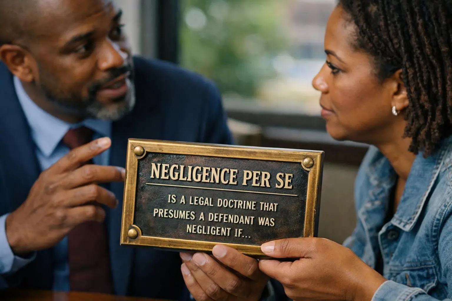 Negligence Per Se in Personal Injury Lawyer: Negligence Per Se is a legal doctrine that presumes a defendant was—visual...