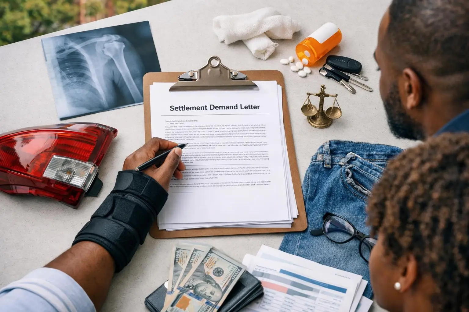 Settlement Demand Letter in Personal Injury Lawyer: A Settlement Demand Letter is a paper sent by an injured person—visual...